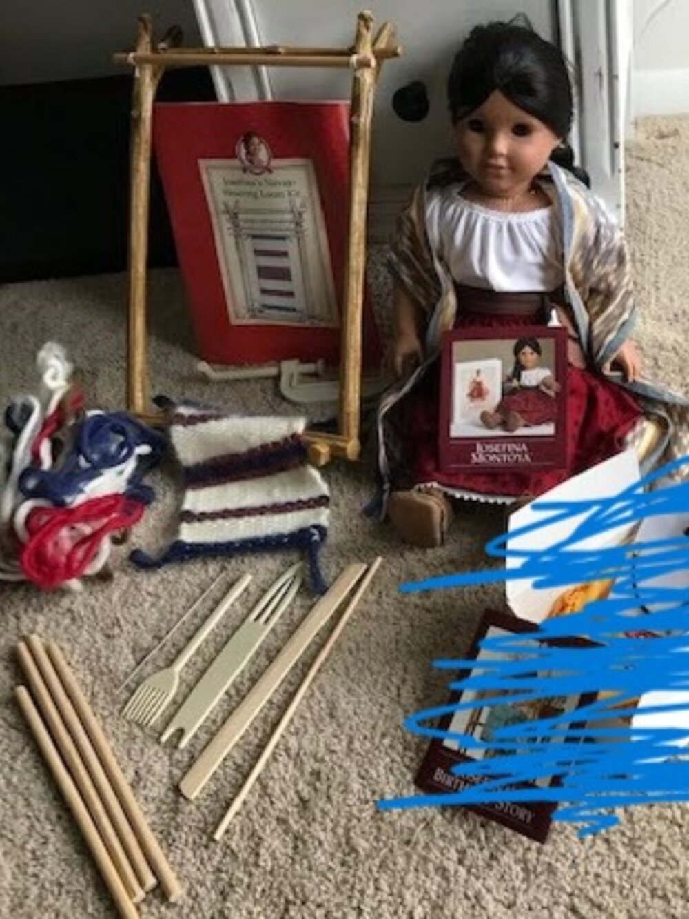 VINTAGE-RETIRED Josefina Montoya Doll Lot in EXCELLENT Like NEW Condition